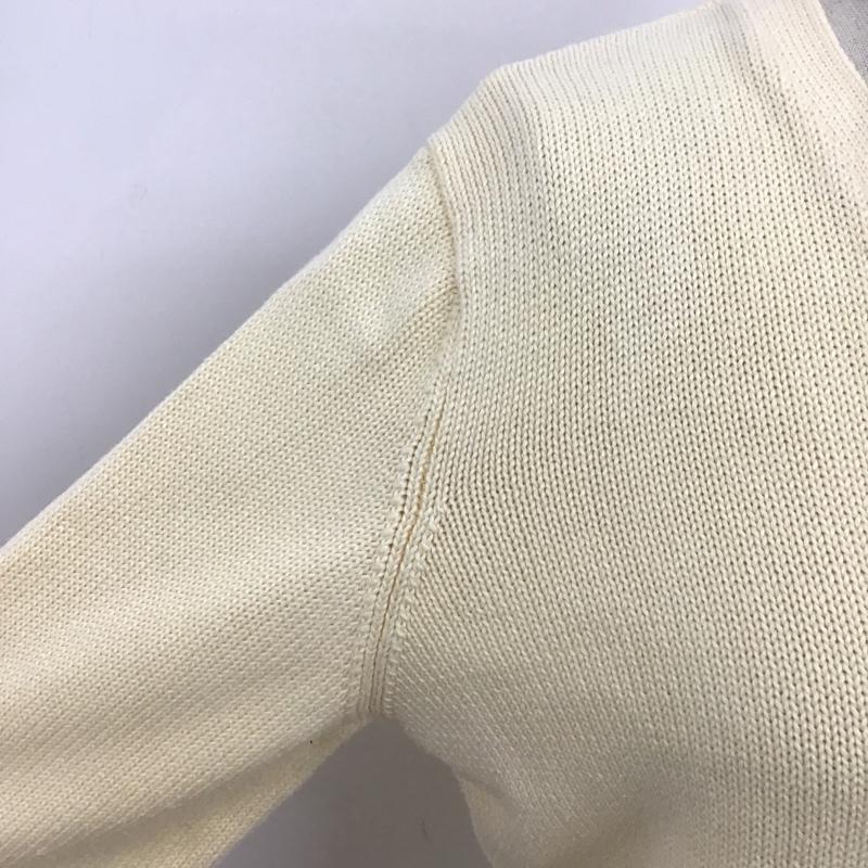 ラルフローレン RALPHLAUREN カーディガン 長袖 LL 無地 オフホワイト / オフホワイト / レディース USED 古着 中古 10104647