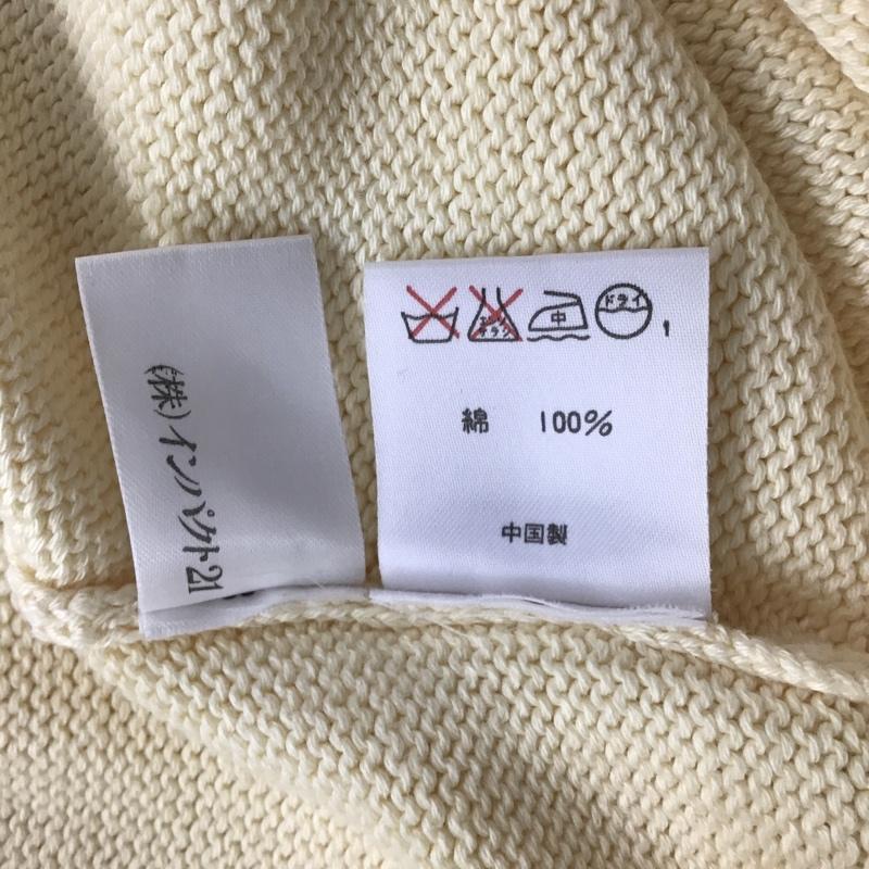 ラルフローレン RALPHLAUREN カーディガン 長袖 LL 無地 オフホワイト / オフホワイト / レディース USED 古着 中古 10104647