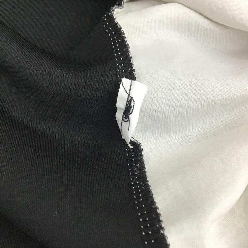 ザラベーシック ZARA BASIC カットソー 半袖 半袖カットソー ストレッチカットソー ショート丈カットソー S 無地 白 / ホワイト / X 黒 / ブラック /  レディース USED 古着 中古 10104655