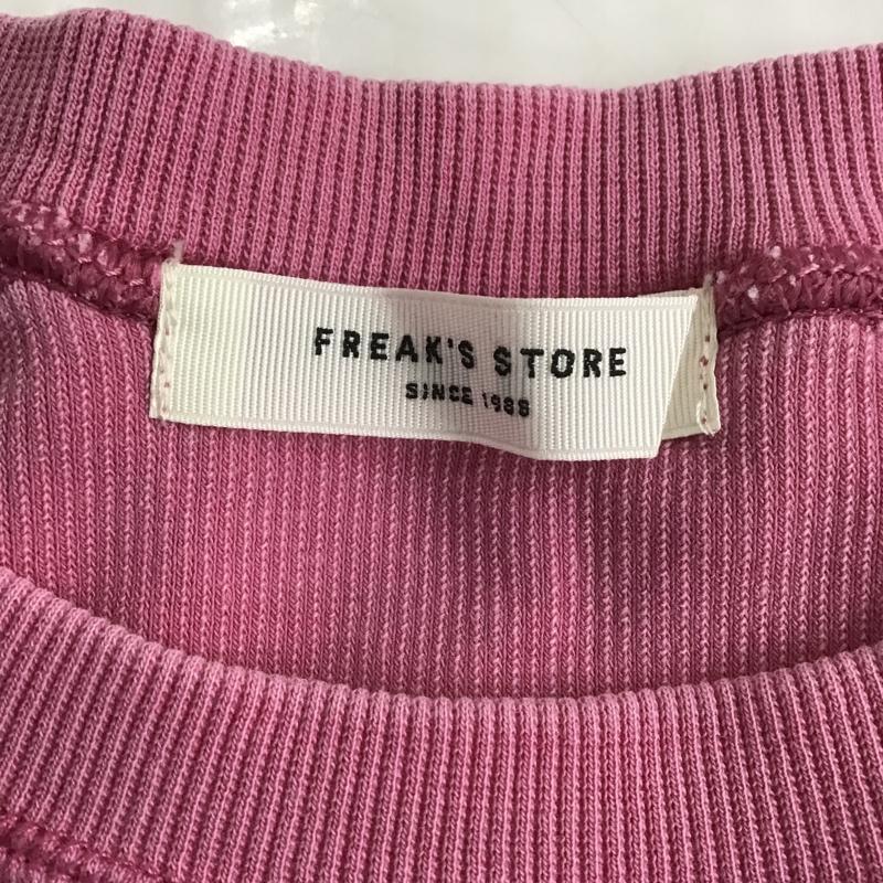 フリークスストア FREAK'S STORE カットソー 半袖 FREE 無地 桃 / ピンク /  レディース USED 古着 中古 10104657