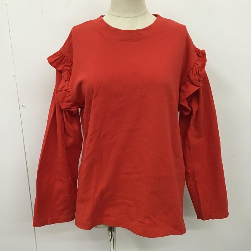 フリークスストア FREAK'S STORE Tシャツ 長袖 肩フリル FREE 無地 赤 / レッド / レディース USED 古着 中古 10104659