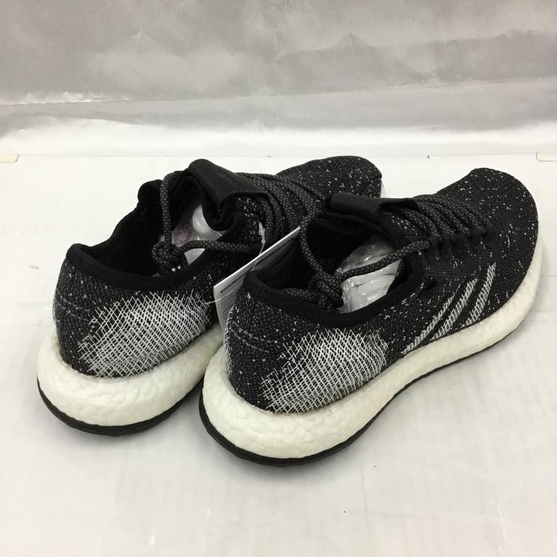 アディダス adidas スニーカー スニーカー B37775 PURE BOOST ランニングシューズ 27cm 箱有 27.0cm ロゴ、文字 黒 / ブラック / X 白 / ホワイト / メンズ USED 古着 中古 10104668