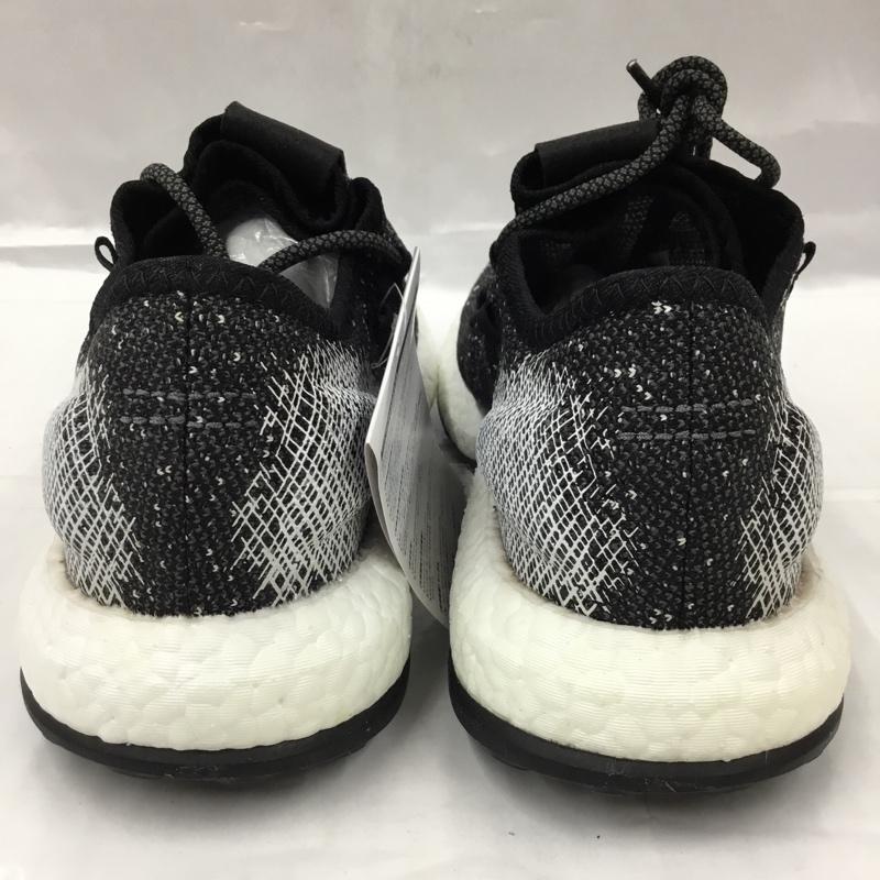 アディダス adidas スニーカー スニーカー B37775 PURE BOOST ランニングシューズ 27cm 箱有 27.0cm ロゴ、文字 黒 / ブラック / X 白 / ホワイト / メンズ USED 古着 中古 10104668