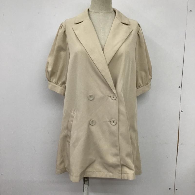 ジュエティ jouetie ジャケット、上着 ジャケット、ブレザー M 無地 ベージュ / ベージュ / レディース USED 古着 中古 10104677