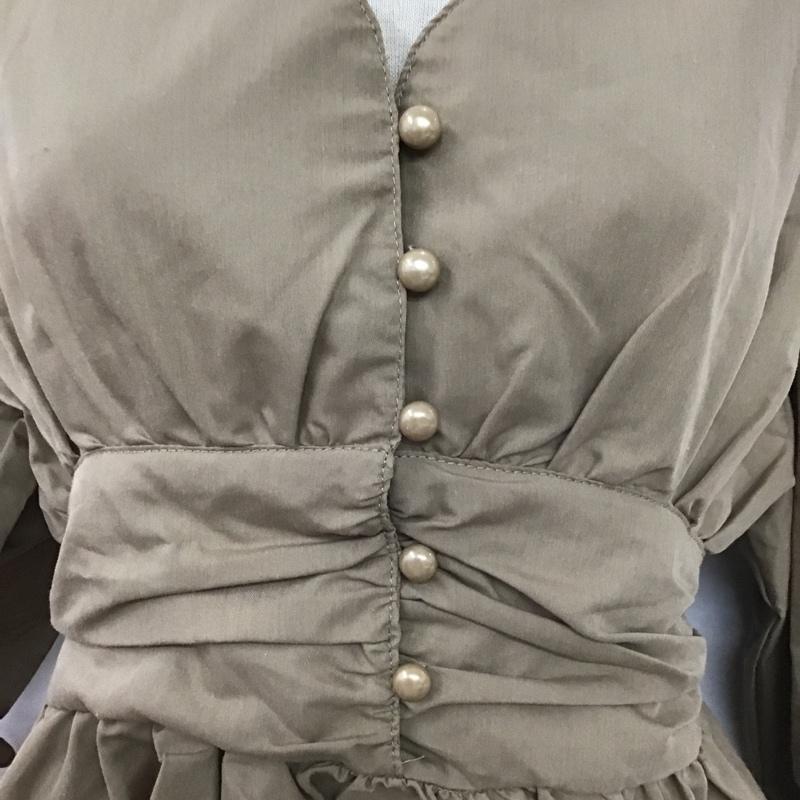 フィフス fifth カットソー 七分袖 M 無地 ベージュ / ベージュ /  レディース USED 古着 中古 10104681