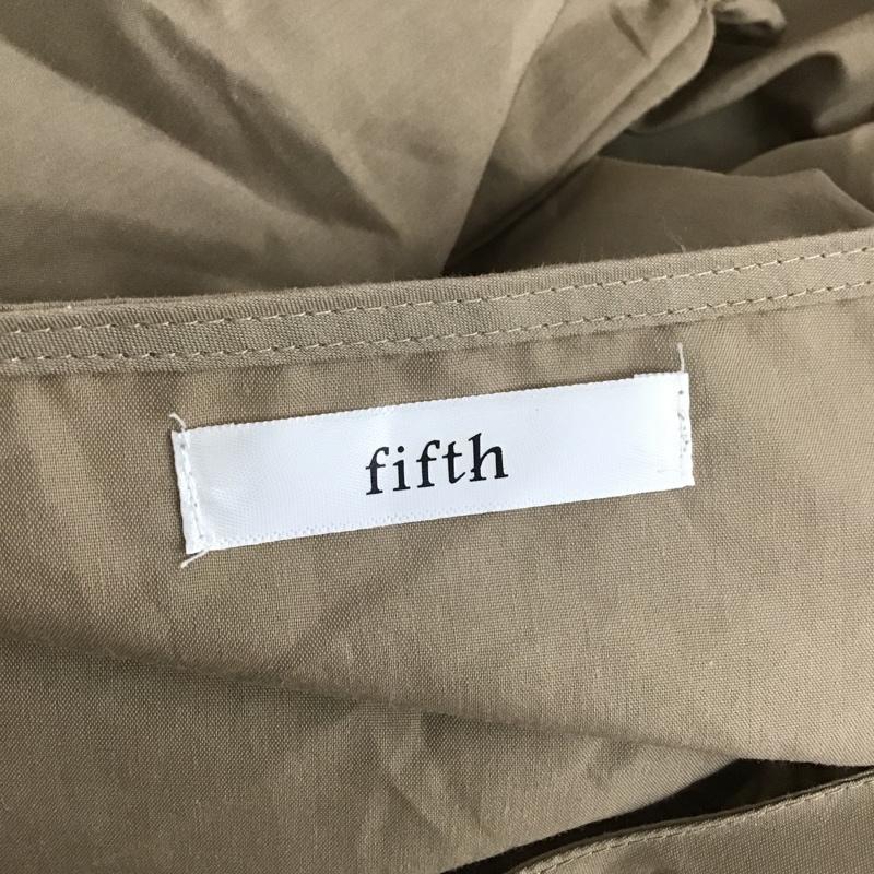 フィフス fifth カットソー 七分袖 M 無地 ベージュ / ベージュ /  レディース USED 古着 中古 10104681