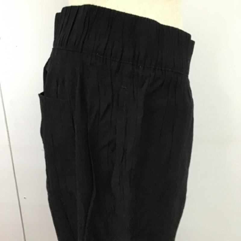 ザラ ZARA パンツ スラックス M 無地 黒 / ブラック /  レディース USED 古着 中古 10104686