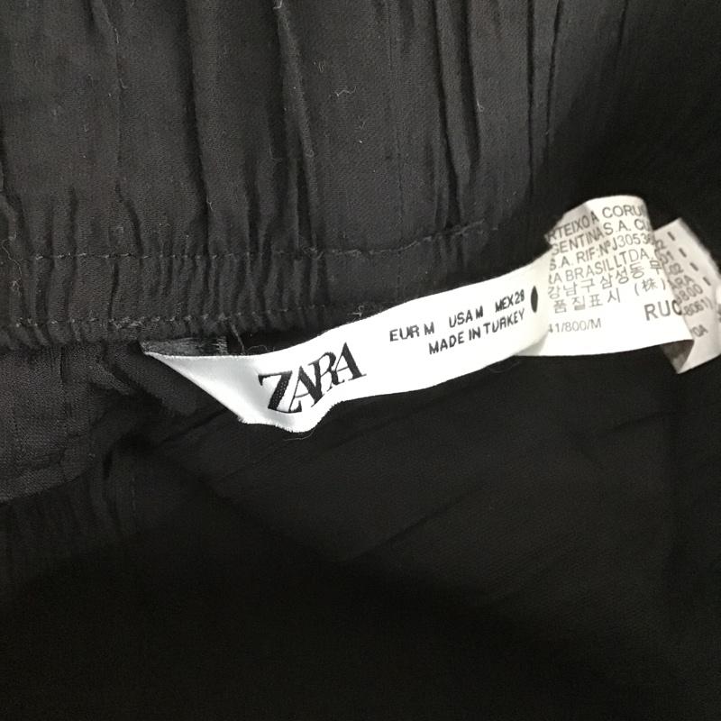 ザラ ZARA パンツ スラックス M 無地 黒 / ブラック /  レディース USED 古着 中古 10104686