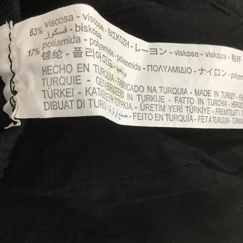 ザラ ZARA パンツ スラックス M 無地 黒 / ブラック /  レディース USED 古着 中古 10104686