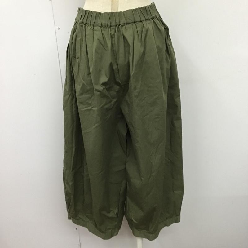 サマンサモスモス Samansa Mos2 ボトムス ボトムス FLD-1404372 サーカスパンツ FREE 無地 カーキ / カーキ /  レディース USED 古着 中古 10104688