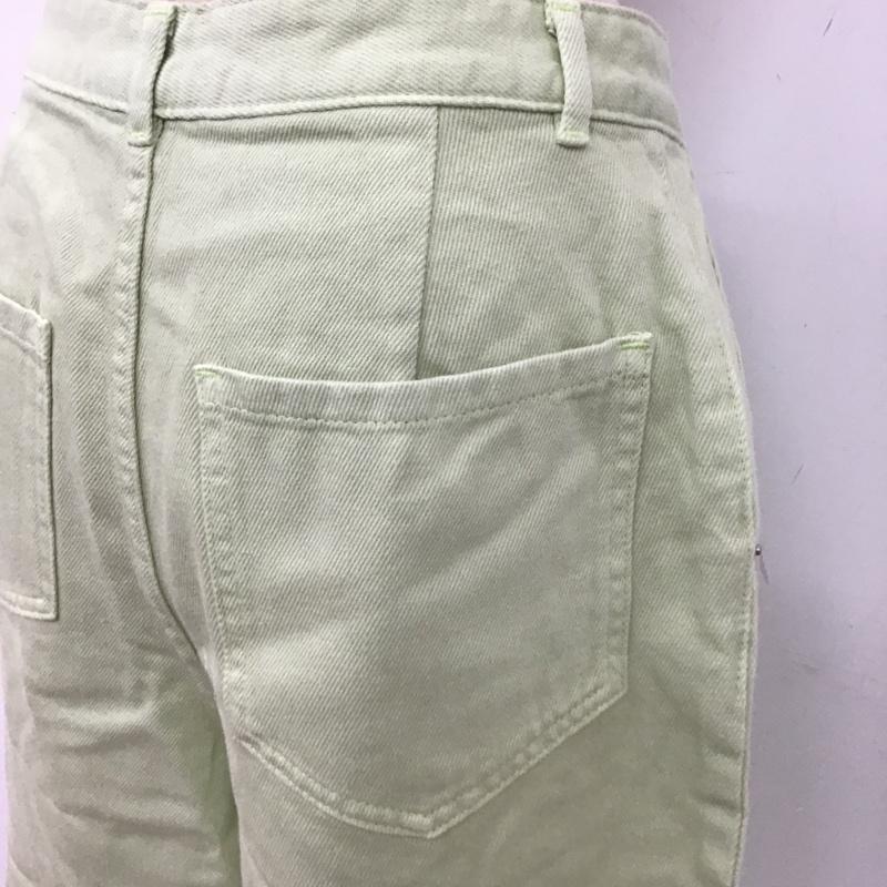 レプシィム LEPSIM パンツ デニム、ジーンズ カラーデニムパンツ タグ付 M 無地 薄緑 / ライトグリーン /  レディース USED 古着 中古 10104691