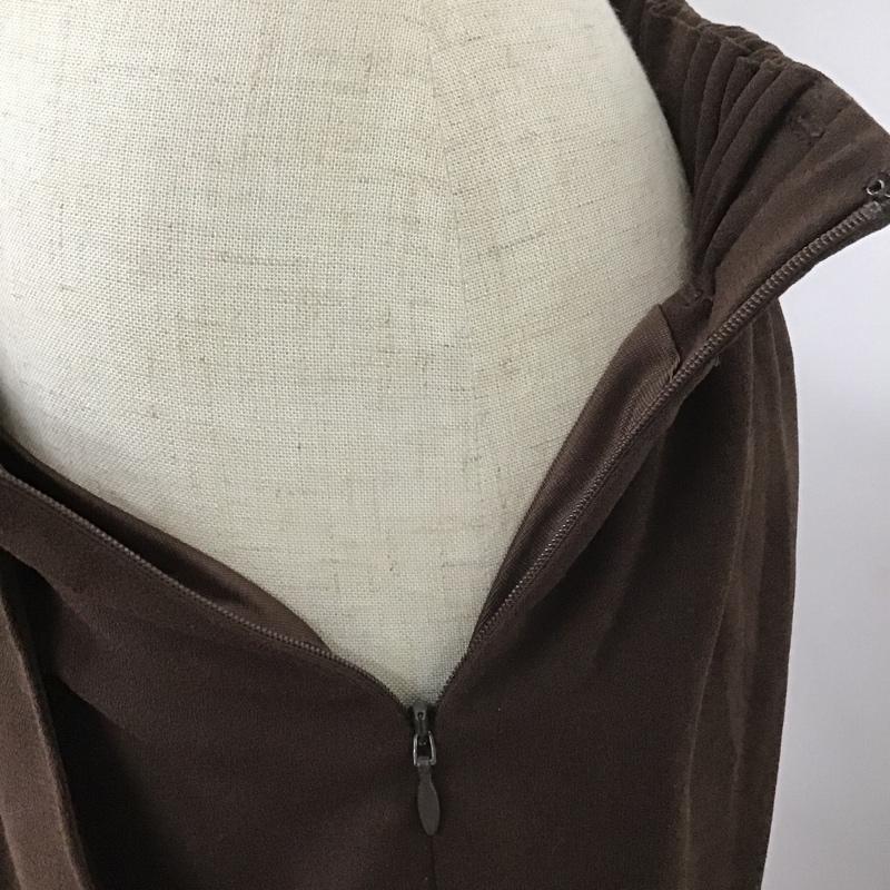 ローリーズファーム LOWRYS FARM パンツ スラックス FREE 無地 茶 / ブラウン /  レディース USED 古着 中古 10104698