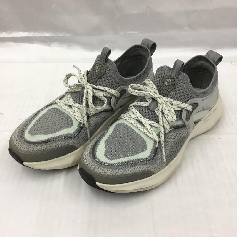 コールハーン COLE HAAN スニーカー スニーカー W25603 ゼログランド アウトペース ステッチライト ランナー II 6 1/2 US:6.5 ロゴ、文字 灰 / グレー / X アイボリー / アイボリー / X 薄緑 / ライトグリーン / レディース USED 古着 中古 10104700