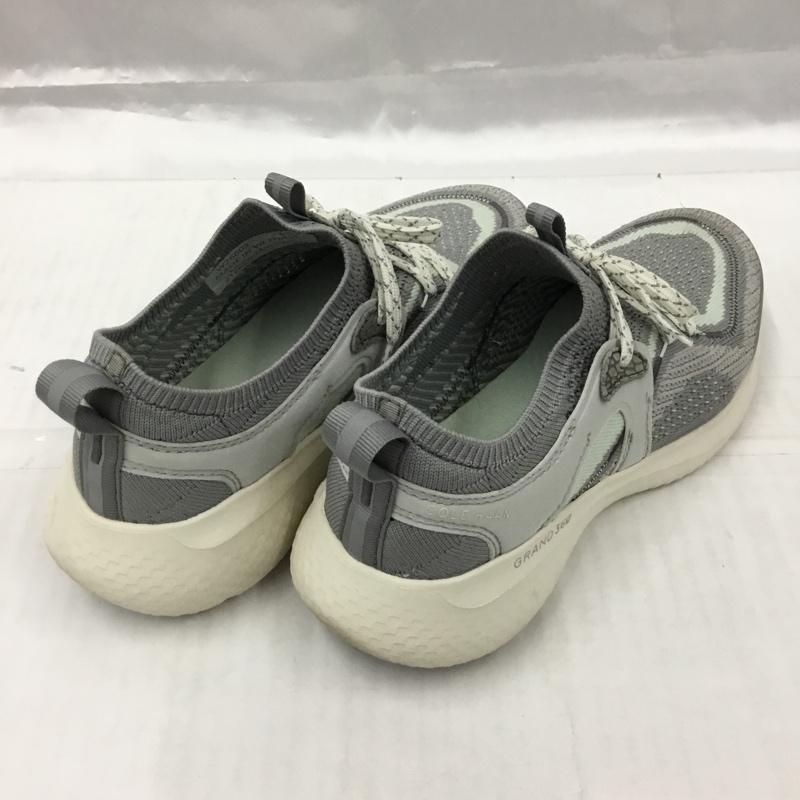 コールハーン COLE HAAN スニーカー スニーカー W25603 ゼログランド アウトペース ステッチライト ランナー II 6 1/2 US:6.5 ロゴ、文字 灰 / グレー / X アイボリー / アイボリー / X 薄緑 / ライトグリーン / レディース USED 古着 中古 10104700