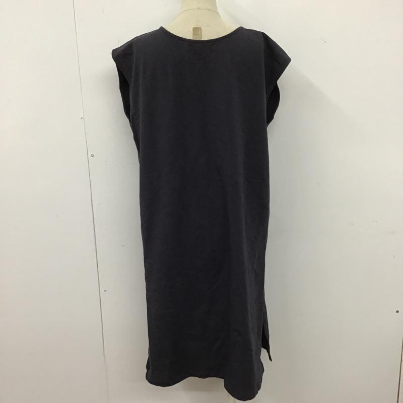 サニーレーベル Sonny Label ワンピース ロングスカート ワンピース ノースリーブ Tシャツワンピース ロングワンピース FREE 無地 紺 / ネイビー / レディース USED 古着 中古 10104706