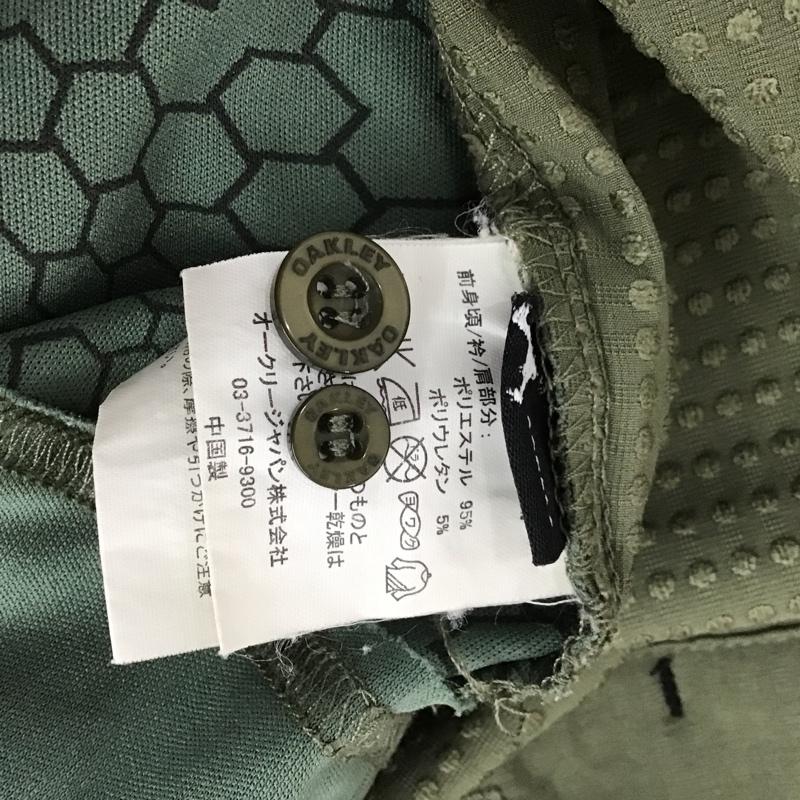 オークリー OAKLEY シャツ、ブラウス 長袖 432863JP スカルシェルターBD 長袖 シャツ L 無地 カーキ / カーキ / メンズ USED 古着 中古 10104711