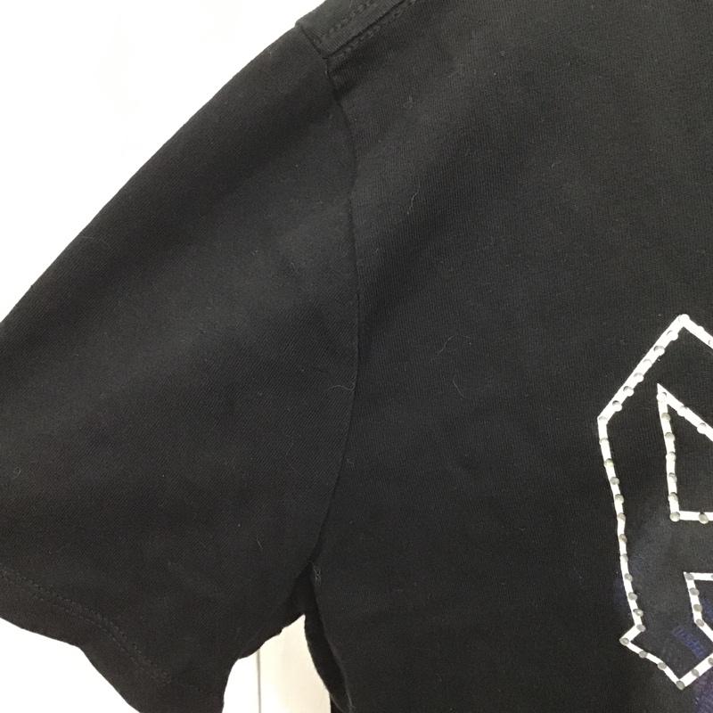 古着 USED Tシャツ 半袖 半袖カットソー プリントTシャツ クルーネックカットソー プリント 黒 / ブラック / レディース USED 古着 中古 10104732