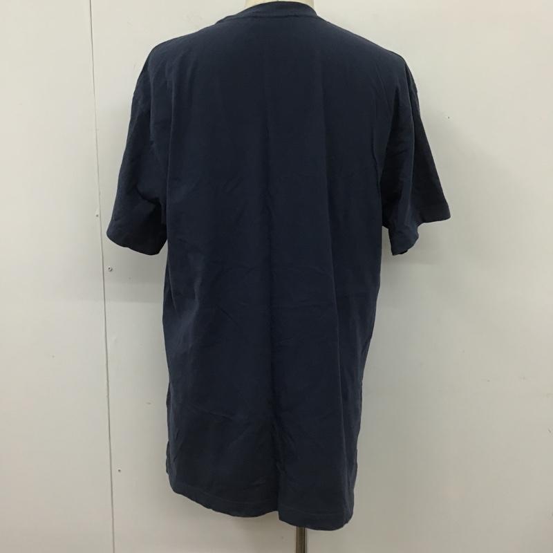 アンブッシュ AMBUSH Tシャツ 半袖 BMAA013S21 Tシャツ 半袖カットソー クルーネックカットソー L ロゴ、文字 紺 / ネイビー / メンズ USED 古着 中古 10104752