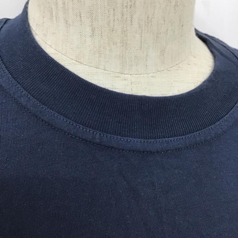 アンブッシュ AMBUSH Tシャツ 半袖 BMAA013S21 Tシャツ 半袖カットソー クルーネックカットソー L ロゴ、文字 紺 / ネイビー / メンズ USED 古着 中古 10104752