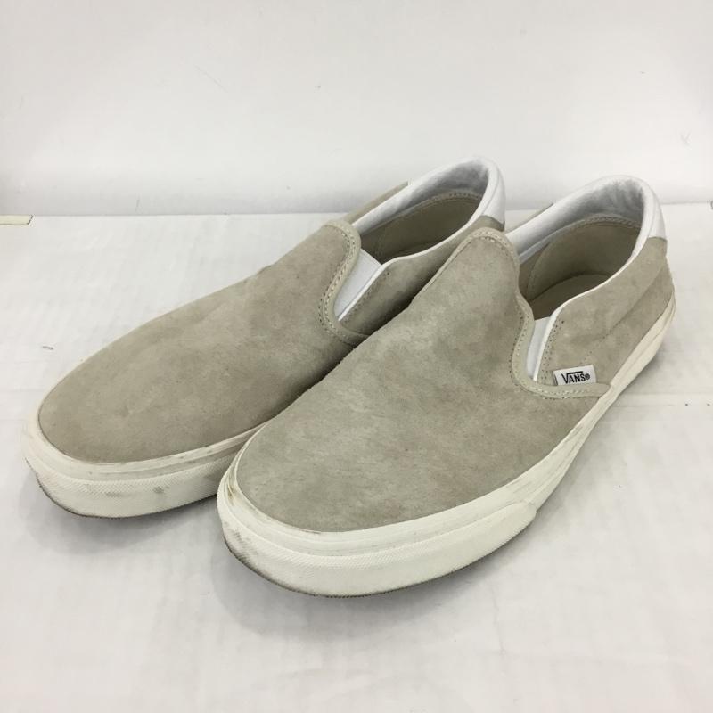 バンズ VANS スリッポン スリッポン 721278 27.5cm 27.5cm ロゴ、文字 ベージュ / ベージュ / メンズ USED 古着 中古 10104758