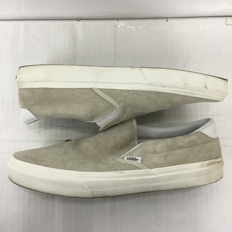 バンズ VANS スリッポン スリッポン 721278 27.5cm 27.5cm ロゴ、文字 ベージュ / ベージュ / メンズ USED 古着 中古 10104758
