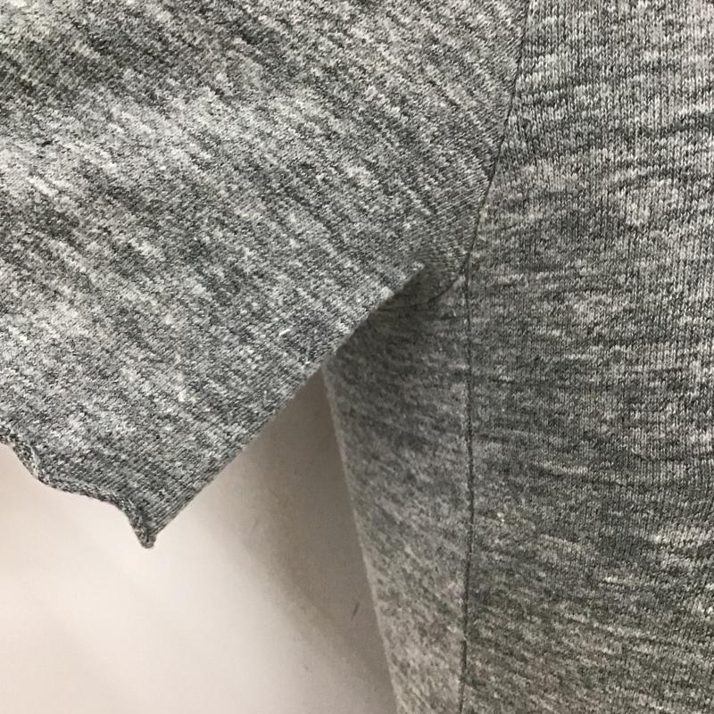 ダヴルジェイケイ wjk Tシャツ 半袖 半袖カットソー プリントTシャツ クルーネックカットソー M ロゴ、文字 灰 / グレー / メンズ USED 古着 中古 10104773
