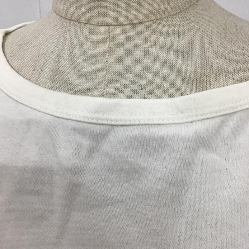 レプシィム LEPSIM カットソー 半袖 半袖カットソー 変型Tシャツ 無地Tシャツ FREE 無地 白 / ホワイト / レディース USED 古着 中古 10104780