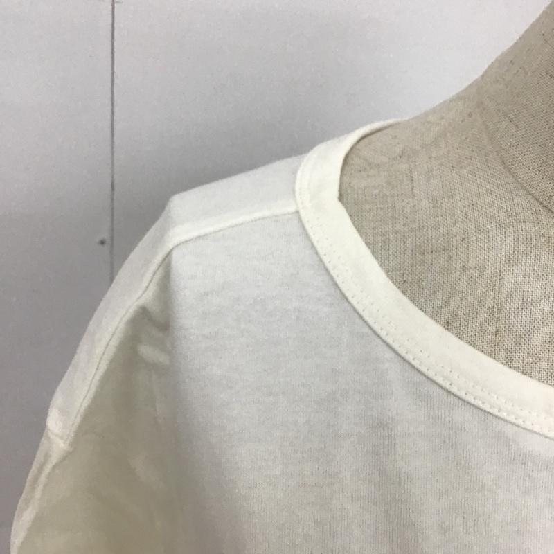 レプシィム LEPSIM カットソー 半袖 半袖カットソー 変型Tシャツ 無地Tシャツ FREE 無地 白 / ホワイト / レディース USED 古着 中古 10104780