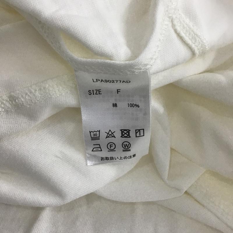 レプシィム LEPSIM カットソー 半袖 半袖カットソー 変型Tシャツ 無地Tシャツ FREE 無地 白 / ホワイト / レディース USED 古着 中古 10104780
