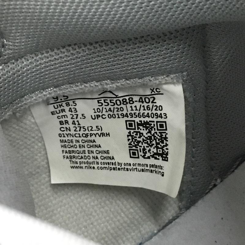 ナイキ NIKE スニーカー スニーカー 555088-402 AIR JORDAN 1 RETRO HIGH OG 27.5cm 27.5cm ロゴ、文字 水色 / ライトブルー / X 白 / ホワイト / X 灰 / グレー / メンズ USED 古着 中古 10104783