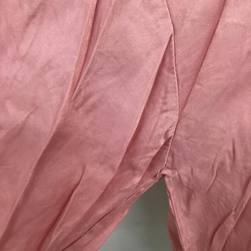 ザラ ZARA シャツ、ブラウス 半袖 半袖シャツ カラーシャツ ショート丈シャツ 前開シャツ S 無地 桃 / ピンク / レディース USED 古着 中古 10104796