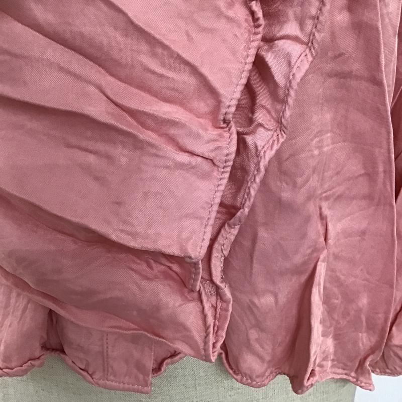 ザラ ZARA シャツ、ブラウス 半袖 半袖シャツ カラーシャツ ショート丈シャツ 前開シャツ S 無地 桃 / ピンク / レディース USED 古着 中古 10104796