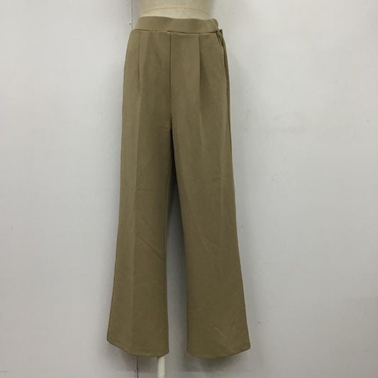 アズールバイマウジー AZUL BY MOUSSY パンツ スラックス 250ESZ31-226C ヴィーナスコンフォートパンツ ワイドパンツ スラックス M 無地 ベージュ / ベージュ /  レディース USED 古着 中古 10104799