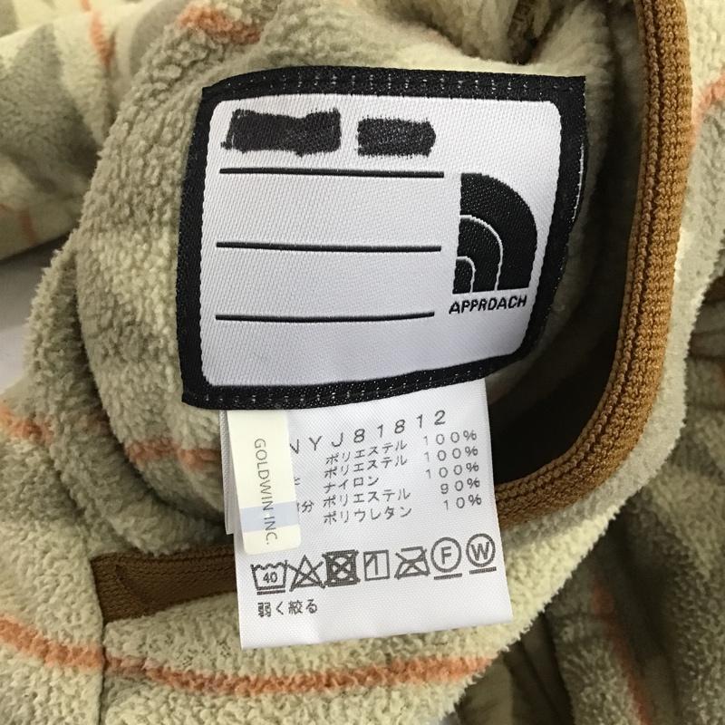 ザノースフェイス THE NORTH FACE ジャケット、上着 ジャンパー、ブルゾン NYJ81812 リバーシブルフリースジャケット ジップアップジャケット アウター 140cm ロゴ、文字 ベージュ / ベージュ / ボーイズ USED 古着 中古 10104808