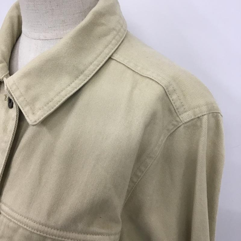 エルエルビーン L.L.Bean ジャケット、上着 ジャンパー、ブルゾン Gジャン デニムジャケット カラージャケット アウター S 無地 ベージュ / ベージュ / レディース USED 古着 中古 10104822