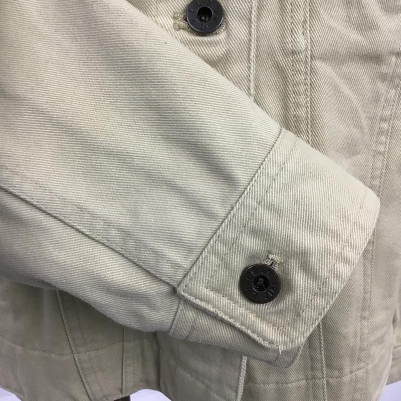 エルエルビーン L.L.Bean ジャケット、上着 ジャンパー、ブルゾン Gジャン デニムジャケット カラージャケット アウター S 無地 ベージュ / ベージュ / レディース USED 古着 中古 10104822