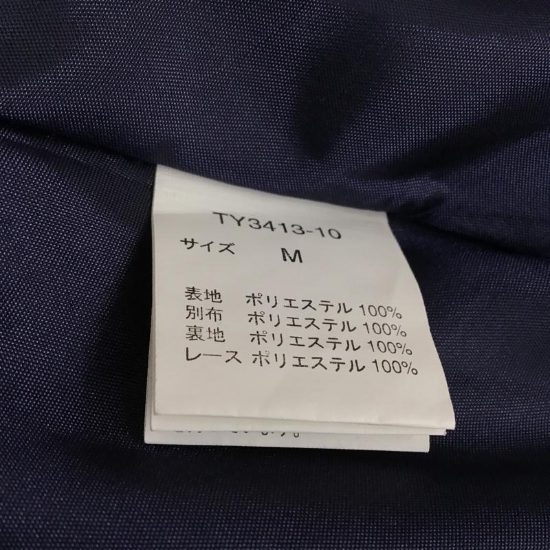 アクシーズファム axes femme ワンピース ロングスカート TY3413-10 フリル 半袖 リボン M 無地 紺 / ネイビー / レディース USED 古着 中古 10104826