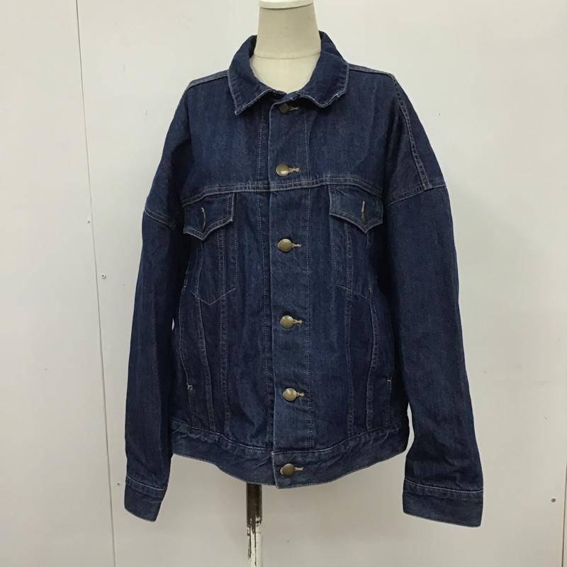 ローリーズファーム LOWRYS FARM ジャケット、上着 ジャケット、ブレザー LF716030N9 デニムジャケット ジージャン L 無地 インディゴ / インディゴ / レディース USED 古着 中古 10104830