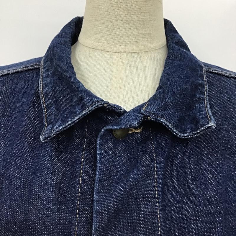 ローリーズファーム LOWRYS FARM ジャケット、上着 ジャケット、ブレザー LF716030N9 デニムジャケット ジージャン L 無地 インディゴ / インディゴ / レディース USED 古着 中古 10104830