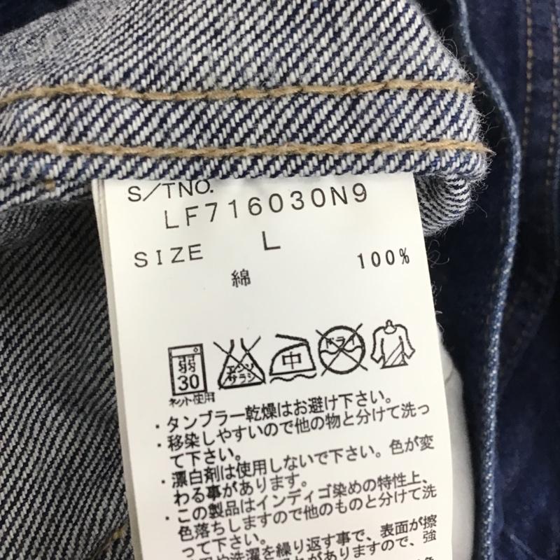 ローリーズファーム LOWRYS FARM ジャケット、上着 ジャケット、ブレザー LF716030N9 デニムジャケット ジージャン L 無地 インディゴ / インディゴ / レディース USED 古着 中古 10104830