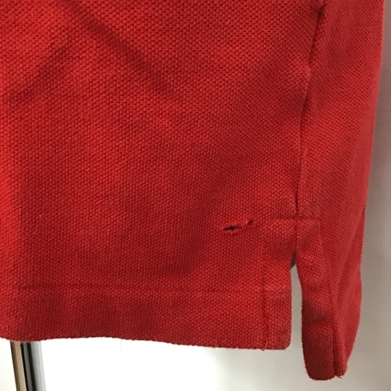 ポロラルフローレン POLO RALPH LAUREN ポロシャツ 半袖 半袖ポロシャツ カラーシャツ 半袖カットソー S ロゴ、文字 赤 / レッド / X 紺 / ネイビー / メンズ USED 古着 中古 10104843