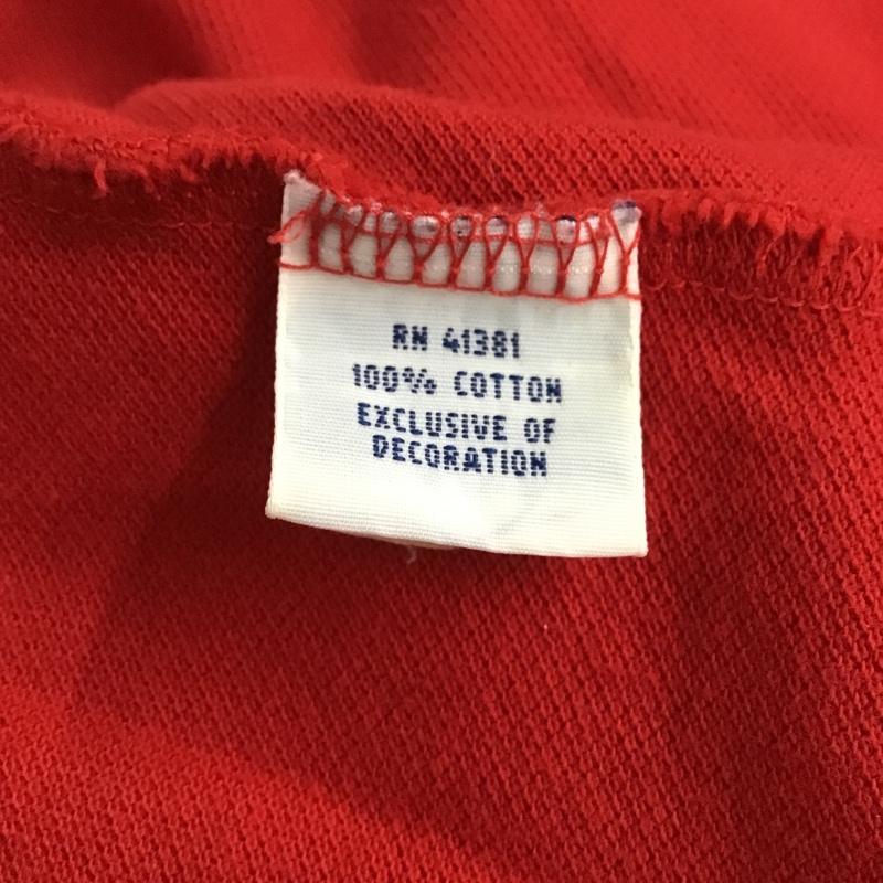 ポロラルフローレン POLO RALPH LAUREN ポロシャツ 半袖 半袖ポロシャツ カラーシャツ 半袖カットソー S ロゴ、文字 赤 / レッド / X 紺 / ネイビー / メンズ USED 古着 中古 10104843