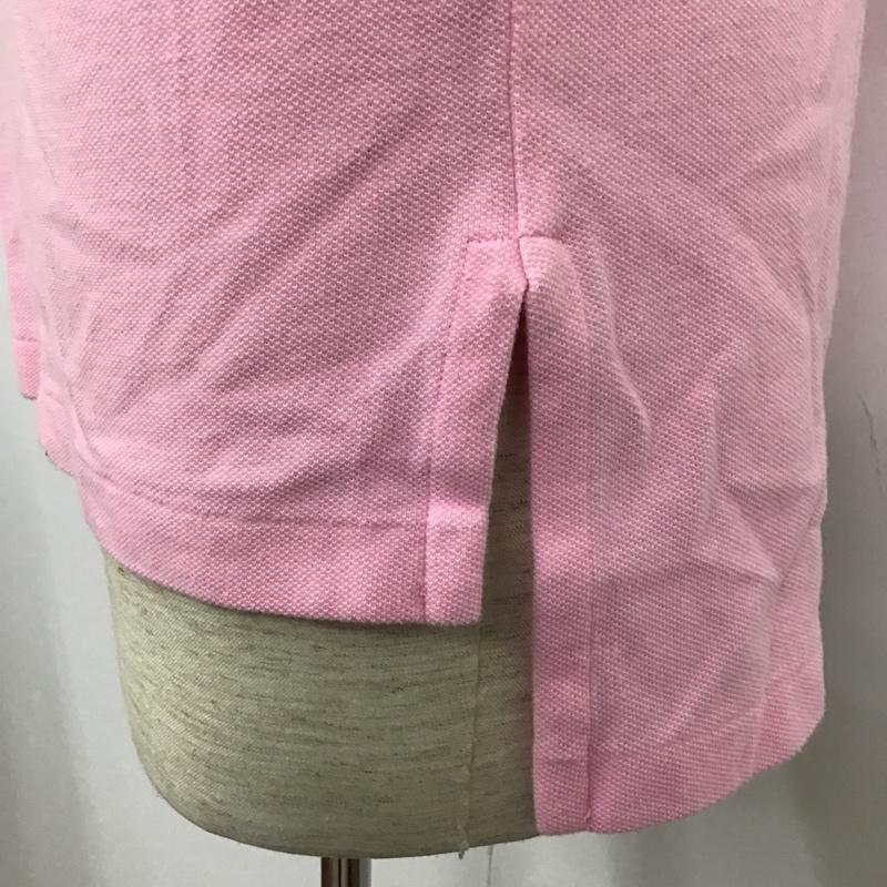 ポロバイラルフローレン Polo by RALPH LAUREN ポロシャツ 半袖 半袖ポロシャツ カラーシャツ 半袖カットソー M ロゴ、文字 桃 / ピンク / メンズ USED 古着 中古 10104844