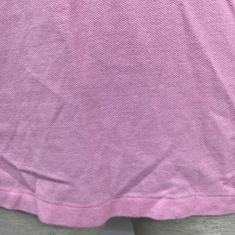 ポロバイラルフローレン Polo by RALPH LAUREN ポロシャツ 半袖 半袖ポロシャツ カラーシャツ 半袖カットソー M ロゴ、文字 桃 / ピンク / メンズ USED 古着 中古 10104844