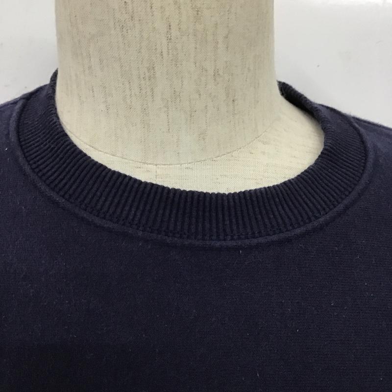 ステューシー STUSSY トレーナー 長袖 S ロゴ、文字 紺 / ネイビー / メンズ USED 古着 中古 10104848