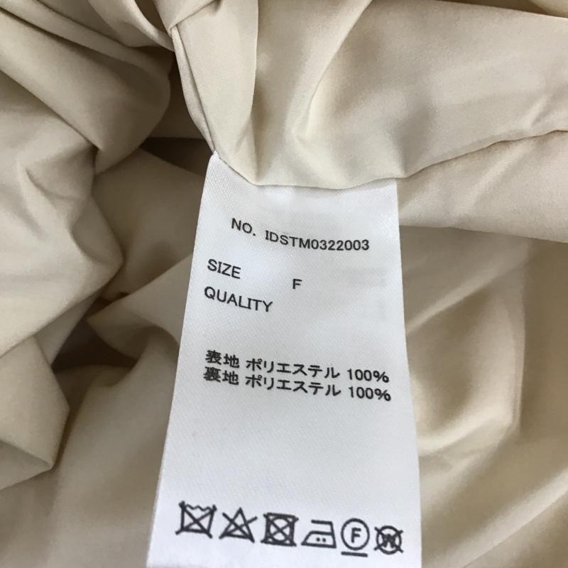 イデム idem ワンピース ロングスカート セーラーカラー 長袖 FREE 無地 ベージュ / ベージュ / レディース USED 古着 中古 10104849