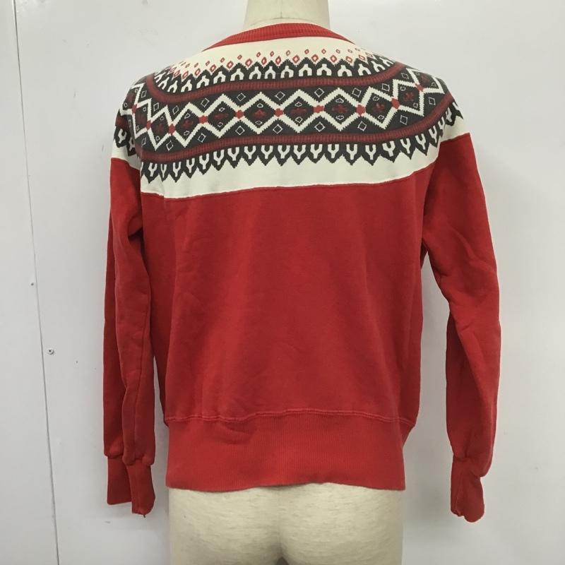 キャブクロージング CABCLOTHING トレーナー 長袖 長袖スウェット 長袖トレーナー リブカットソー 長袖カットソー プリントトレーナー 90s M プリント マルチカラー / マルチカラー / メンズ USED 古着 中古 10104858