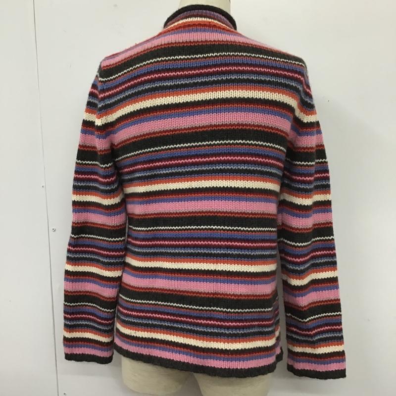 バーバリーブラックレーベル BURBERRY BLACK LABEL ニット、セーター 長袖 長袖ニットカットソー ニット セーター クルーネックニット 2 ボーダー柄 マルチカラー / マルチカラー / メンズ USED 古着 中古 10104867