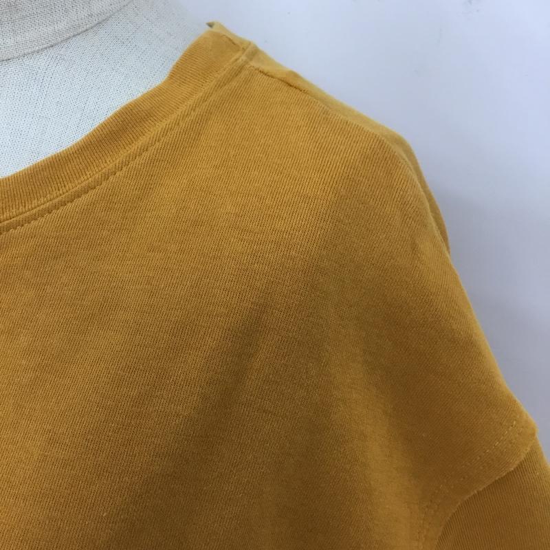 ザラ ZARA ワンピース ひざ丈スカート 4174 304 305 Tシャツワンピース 半袖 S 無地 橙 / オレンジ / レディース USED 古着 中古 10104878