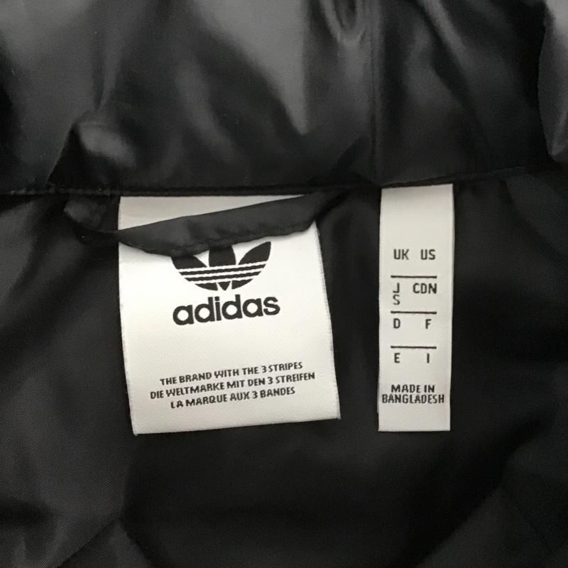 アディダスオリジナルス adidas originals ベスト ベスト DH5028 オリジナルススーパースターパフィーベスト ダウンベスト アウター S ロゴ、文字 黒 / ブラック / メンズ USED 古着 中古 10104882